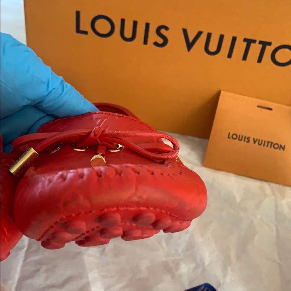 Louis Vuitton Gloria red flat loafer ♥️ - Picture 5 of 8